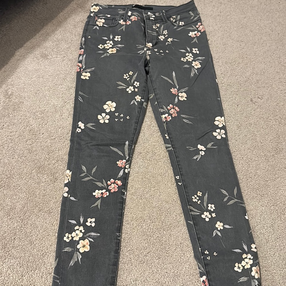 Joes floral print skinny jean never worn